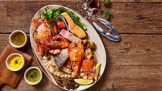 Grigliata di pesce - Seafood Platter at Prego Kata