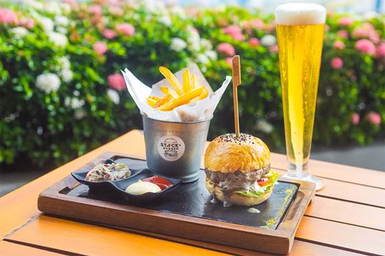 60th anniversary - Truffle Burger Set  - (OZO Chaweng Samui) أوزو تشاوينج ساموي